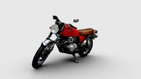 Honda CB400F motorbike