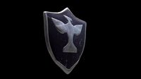 Silver Eagle Kite Shield