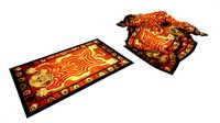 Tibetan Pile of Carpets - Game ready