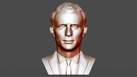 Emmanuel Macron bust for 3D printing