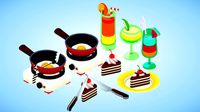CAKE COCKTAILS FOOD DRINKS ASMR GAME DELICIOUS