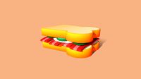 Sandwich with bacon