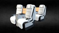 Lufthansa New Business Class Seats - Boeing 747