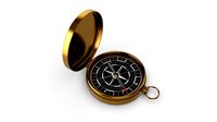 Vintage pocket compass