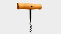 Wooden corkscrew
