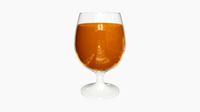 Pokal glass with orange juice