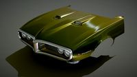 Low Poly Pontiac Firebird WIP