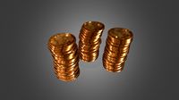Golden coins