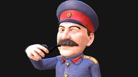 Stalin 3D caricature