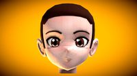 Anime Boy Head Type B (+60 Facial Morphs)