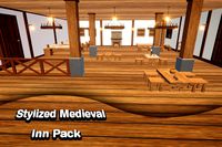 Stylized Medieval Inn Props Pack