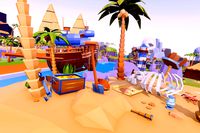Low Poly Tropical Pirate Island RG URP