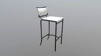 Soar Bar Chair White - 300151