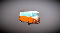 Low Poly Camper Van 1