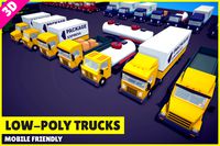 Low poly trucks