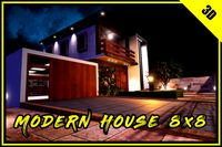 Modern House 8x8