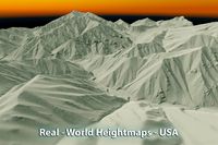 USA Real-World Heightmaps - Vol.1