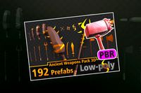 Ancient Medieval Weapons (Low-poly)