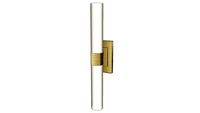 Presidio Petite Double Sconce - Antique Brass