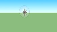 CAPIZ SHELL AND BRASS CHRISTMAS STAR WITH BACK GLOW