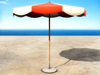 Beach parasol 3 3D Model