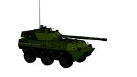 【War Thunder】WMA301 105 GREEN 3D MODEL