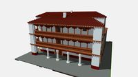 Posada de los Portales, Tomelloso in Minecraft.