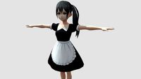 【Anime Character】Hina (Maid V1/Unity 3D)
