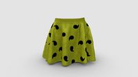 Female Flared Mini Skater Skirt