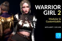 Customizable Warrior Girl Scarlett [F2]
