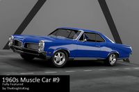 1960s Muscle Car #9 Fully Featured