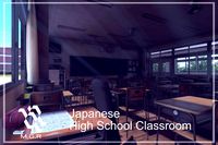 Japanese High School Classroom
