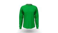 Men Solid Color LS Tee with Cuff