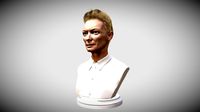 Bust of Tilda Swinton 3D model