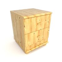 Pinewood bedside small 3D Model