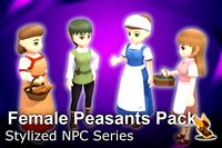 Stylized NPC - Female Peasants Pack