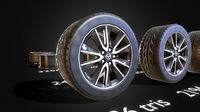 Sport Car wheel (w/ LODs)