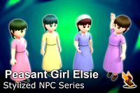 Stylized NPC - Peasant Girl Elsie