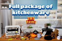 Kitchenware Models Ultimate Full Package (285 items)