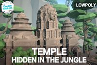 Temple hidden in the jungle