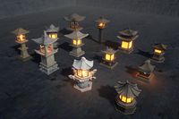 Stone Lanterns
