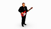 Man with electric guitar 0006