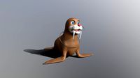 cartoon walrus