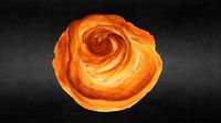 Kouign-Amann 3D scan (French Pastry)