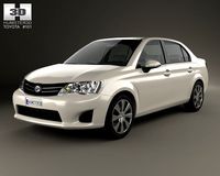 Toyota Corolla Axio 2012 3D Model