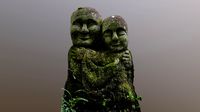 Rakan statues couple photogrammetry scan