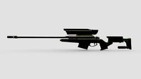 Sidewinder Sniper 3D Model