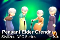 Stylized NPC - Peasant Elder Grenda