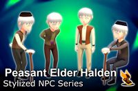 Stylized NPC - Peasant Elder Halden