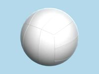 Volley Ball 3D Model